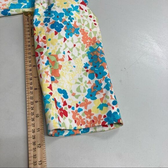TAHARI Outerwear Arthur S. Levine Lined Multicolored Jacket Floral Size 6 - Picture 7 of 10